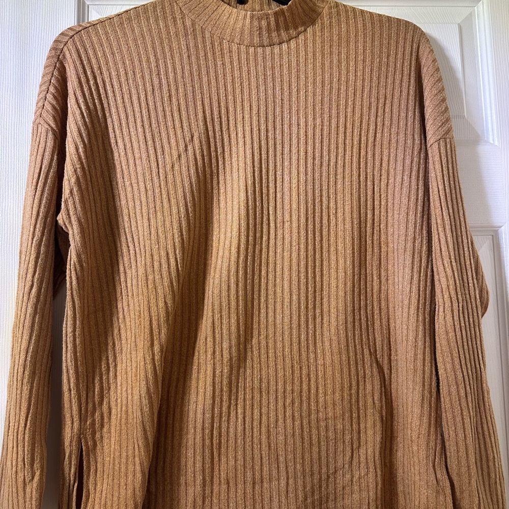 Women’s Vero Moda Tan Ribbed Sweater